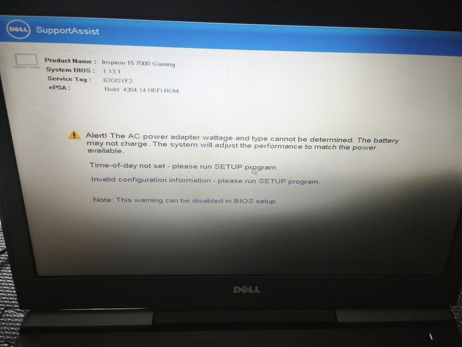 Dell gaming 7576 i7 GTX 1050ti
