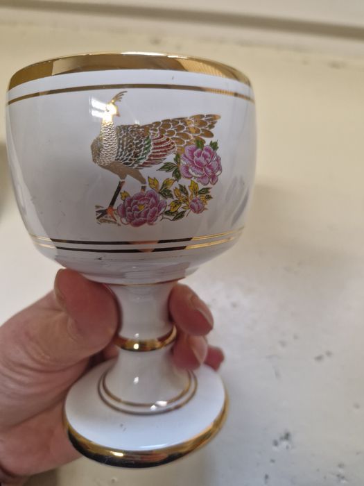 Czarka zdobiona 24kk złotem