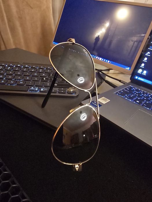 Oculos de sol ray ban lente verde