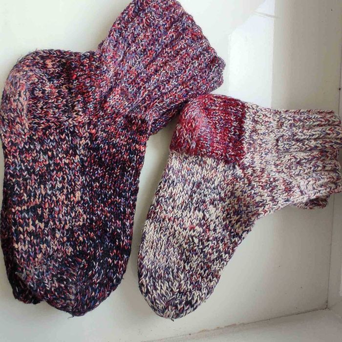 носки вязанные, подошва усиленная. шкарпетки вязані. олх доставка