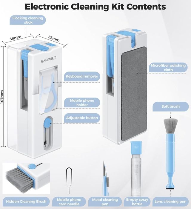 sampoet Zestaw do czyszczenia klawiatury 11 w 1