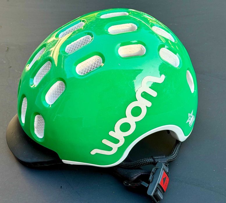 Kask rowerowy dziecięcy WOOM S 48–53 cm zielony