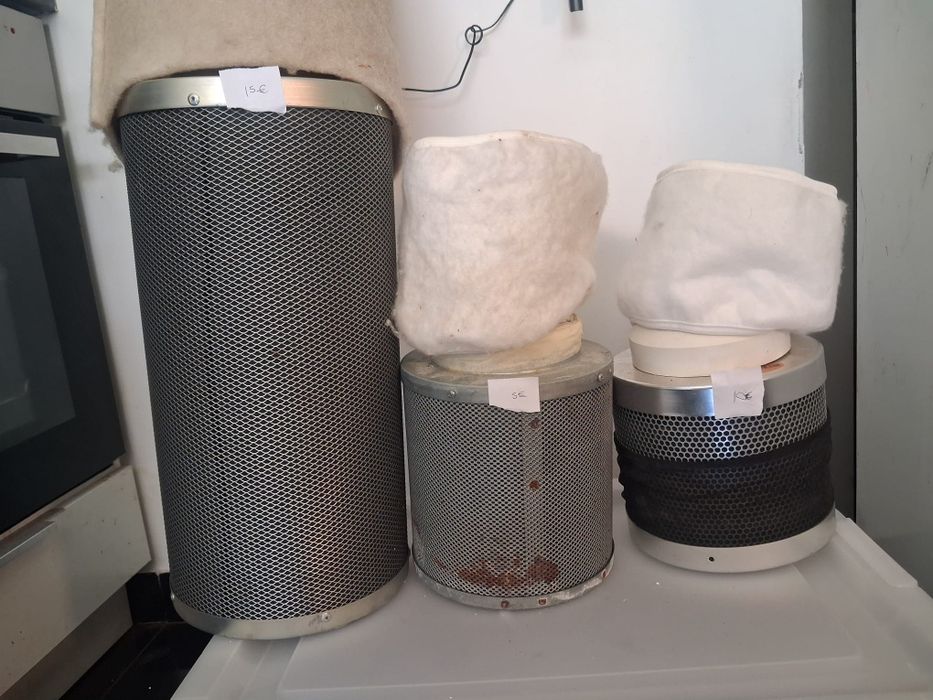 Filtros de carvão ativado