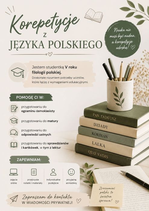 Korepetycje z języka polskiego