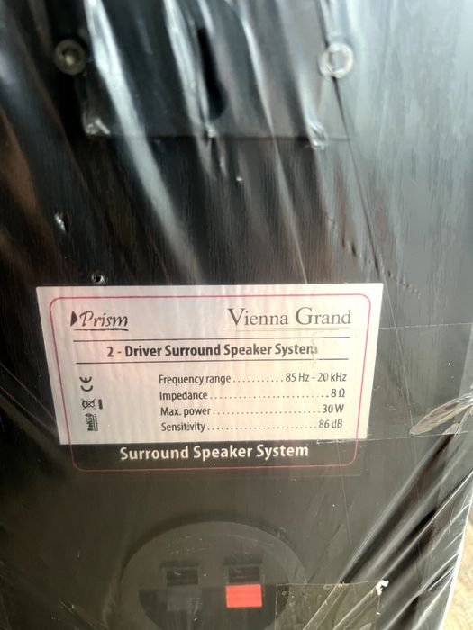 Zestaw kolumn Prism Audio Vienna Grand Czarny