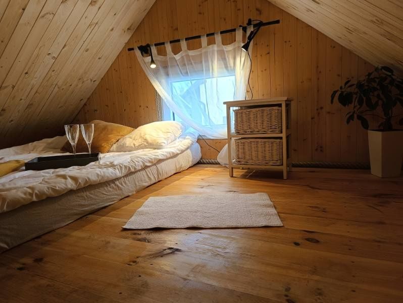 Domek z drewna Białogóra .Zapraszamy do rezerwacji na sezon 2026