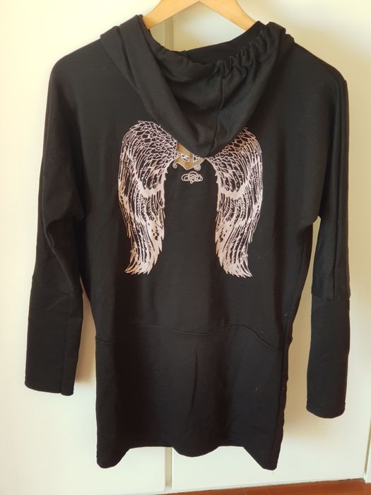 Casaco vestido preto
