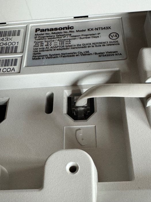 PANASONIC tel. IP przewodowy KX-NT543X