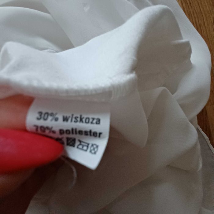 LU-NA bluzka biała elegancka super dla L/XL