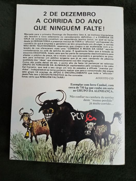 Eanito El estático, Augusto Cid Editora intervenção 1979 - Censurada*