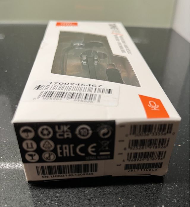 JBL Auriculares T110 Black