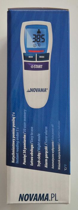 Termometr bezdotykowy Novama Free