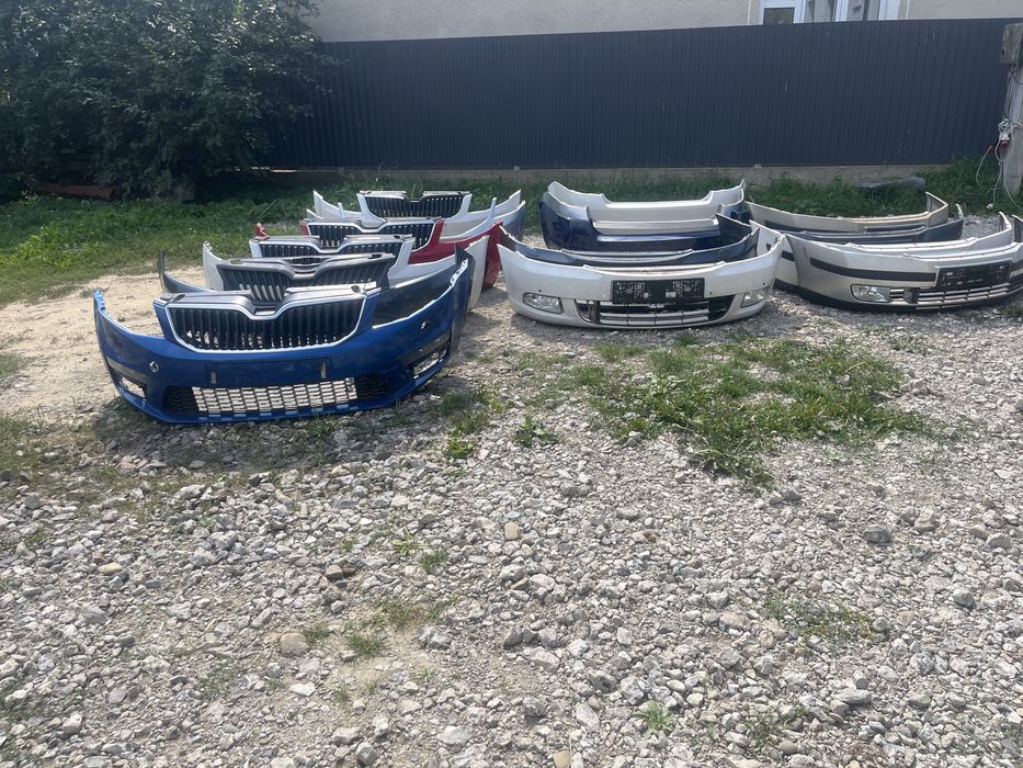 Бампер передні задній Skoda octavia A5 A7 шкода октавія А5 А7