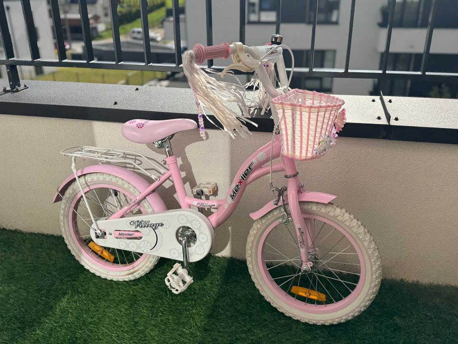 Rower dla dziewczynki Mexller Village 16" – bardzo dobry stan