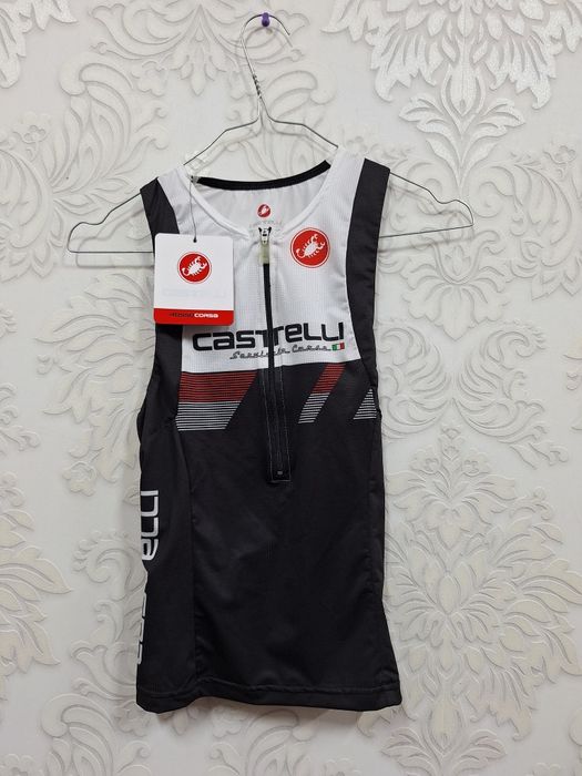 Koszulka rowerowa CASTELLI FREE TRI TOP męska XXS