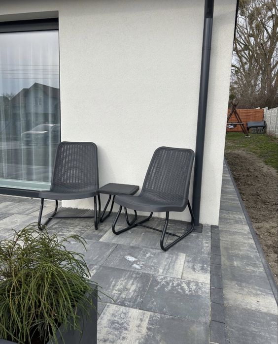 Meble ogrodowe balkonowe zestaw mebli ogrodowych na taras nad basen premium