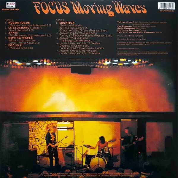 FOCUS- MOVING WAVES - LP-płyta nowa , zafoliowana