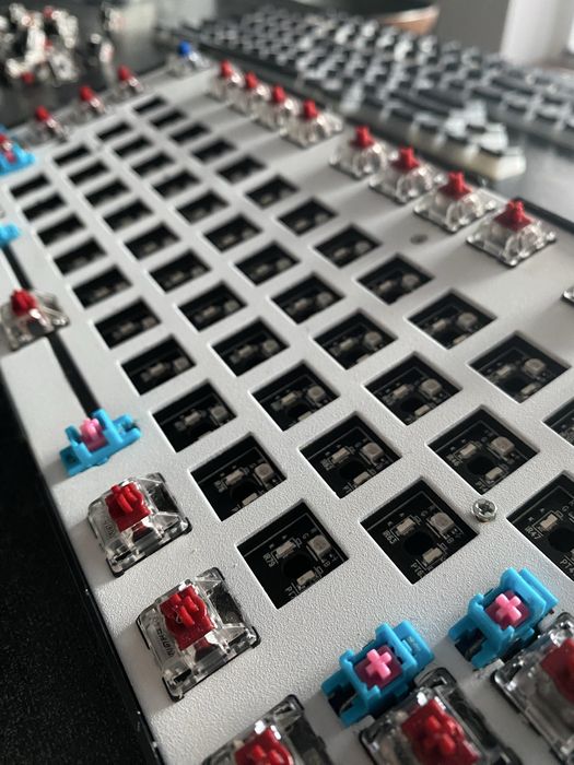 Dark Project One Pro KD87A Pudding Gateron Optical 2.0 Red