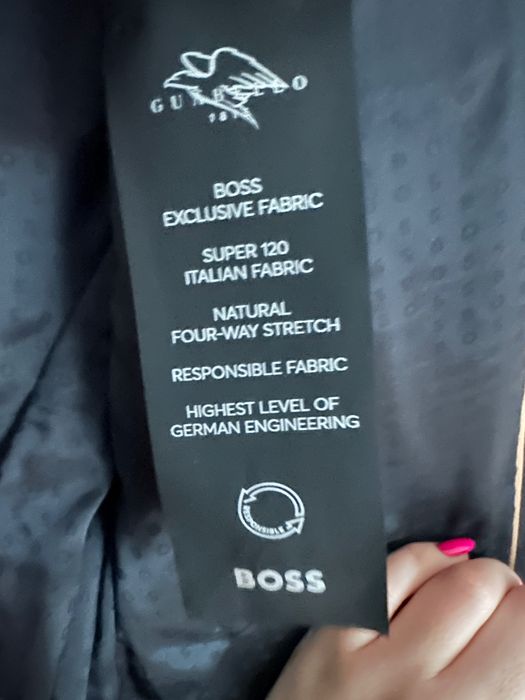 Garnitur ślubny Hugo Boss (czarny)