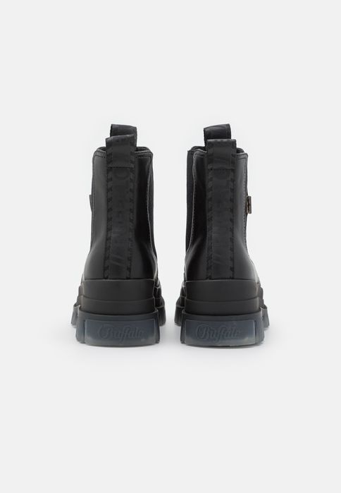 Buffalo 38 Buty Damskie Botki Czarne Platforma Aspha Chelsea T1239