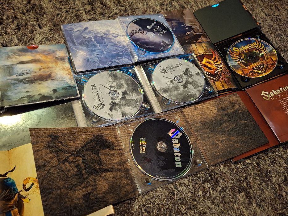 8 Płyt CD zespołu "Sabaton"