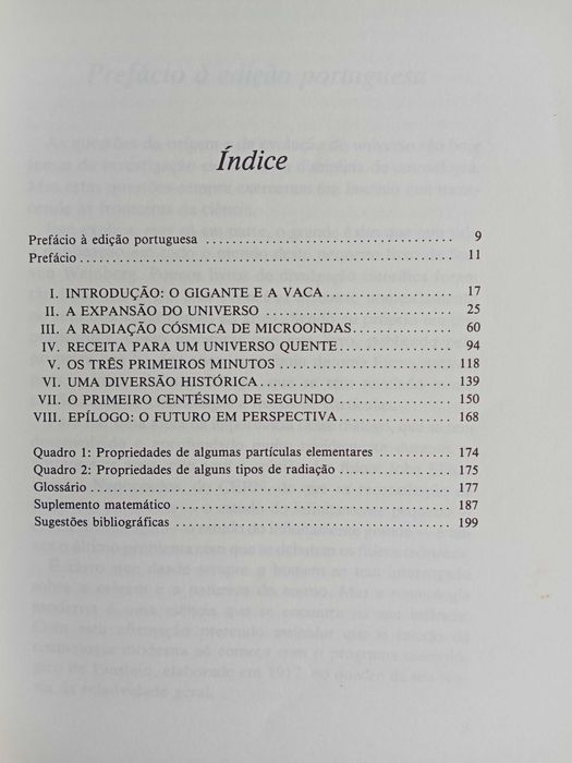 Steven Weinberg - Os três primeiros minutos do Universo
