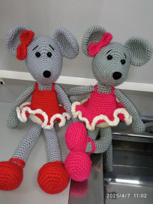 новая мышка подарок на день святого Валентина близняшки двойняшки