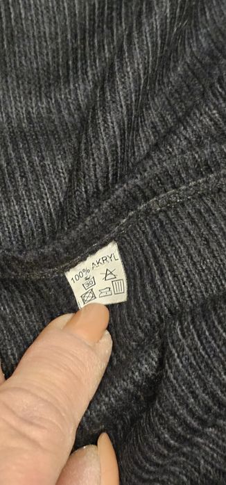 Duże akrylowe ponczo