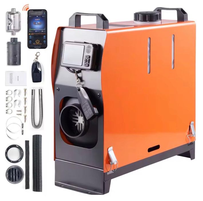 Ogrzewanie webasto vevor 8kw bluetooth 12v piecyk, nagrzewnica diesel