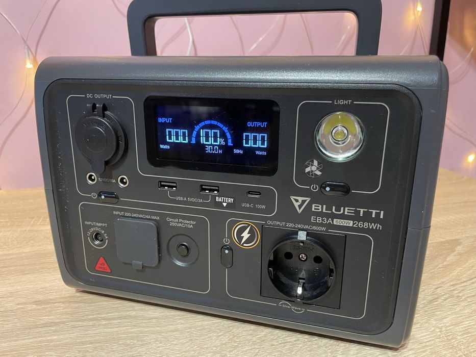 Bluetti EB3A 268Wh з професійним BMS балансиром