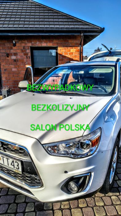 Mitsubishi ASX Bezwypadkowy, bezkolizyjny, zadbany 4WD Invite, fotele skóra/alcantara