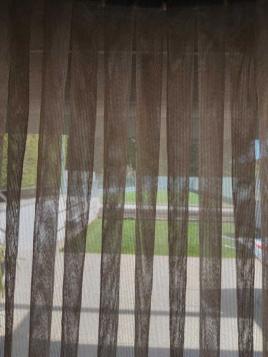 2 CORTINAS BEGE / TAUPE