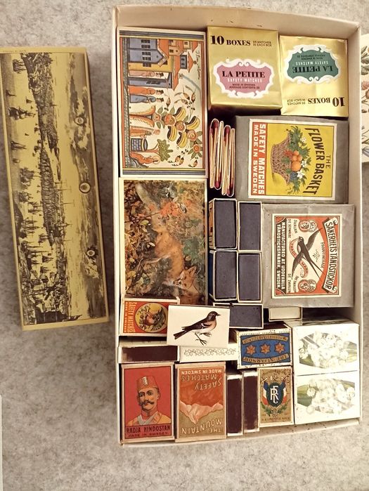 Zapałki kolekcjonerskie, vintage, PRL, retro