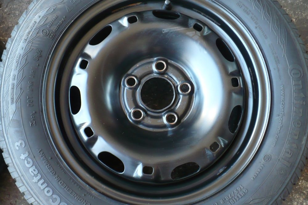 Felgi Stalowe 5X100 5JX14" VW SKODA Oryginał Komplet