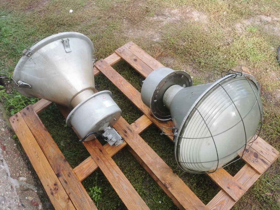 Lampa ORP MESKO LOFT PRL przemysłowa wisząca lampy