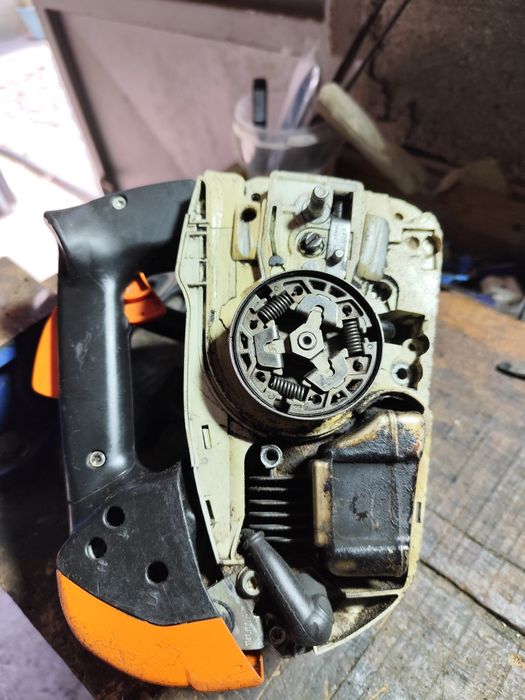 Stihl ms 150 motosserra poda avariada.