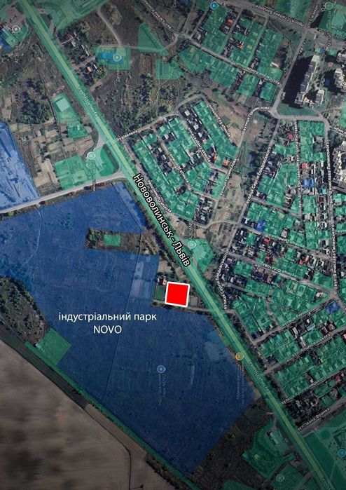 Земельна ділянка під бізнес над трасою Нововолинськ-Львів