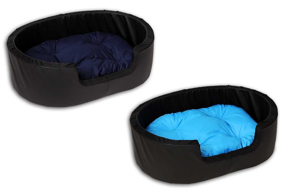 LEGOWISKO,LEGOWISKA,KOJEC dla psa eko-skóra owalne + poduszka