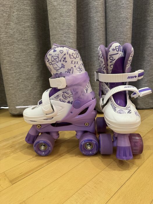 Роликові ковзани Neon Combo Skates Бузковий