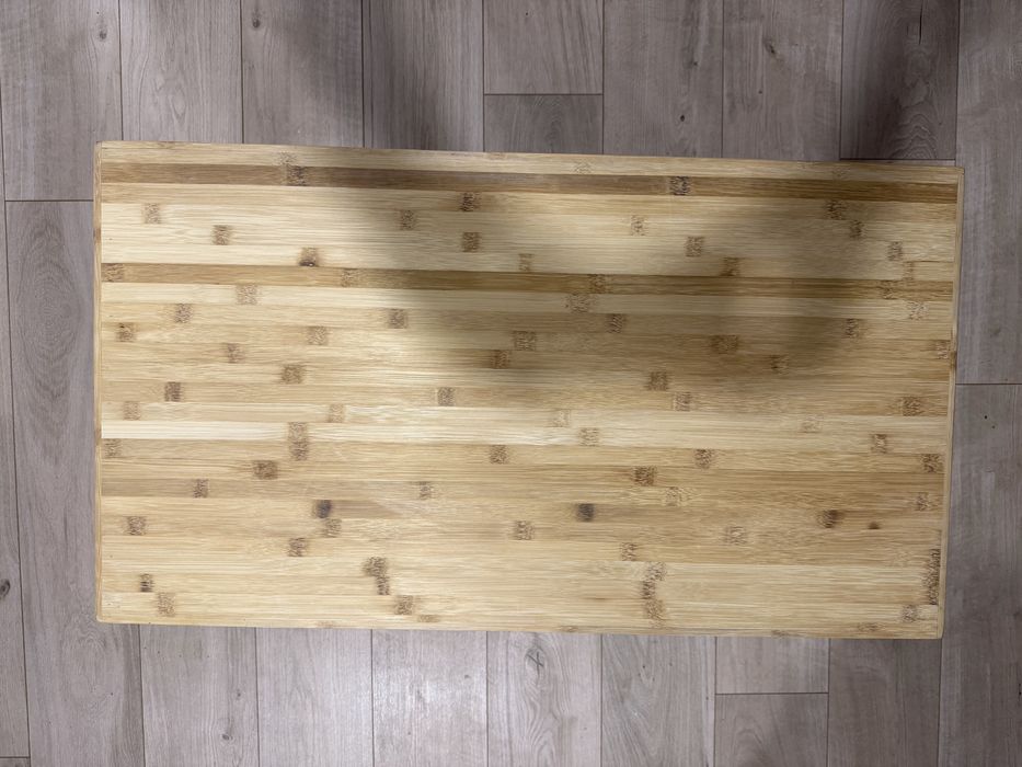 Mesa madeira e bambu
