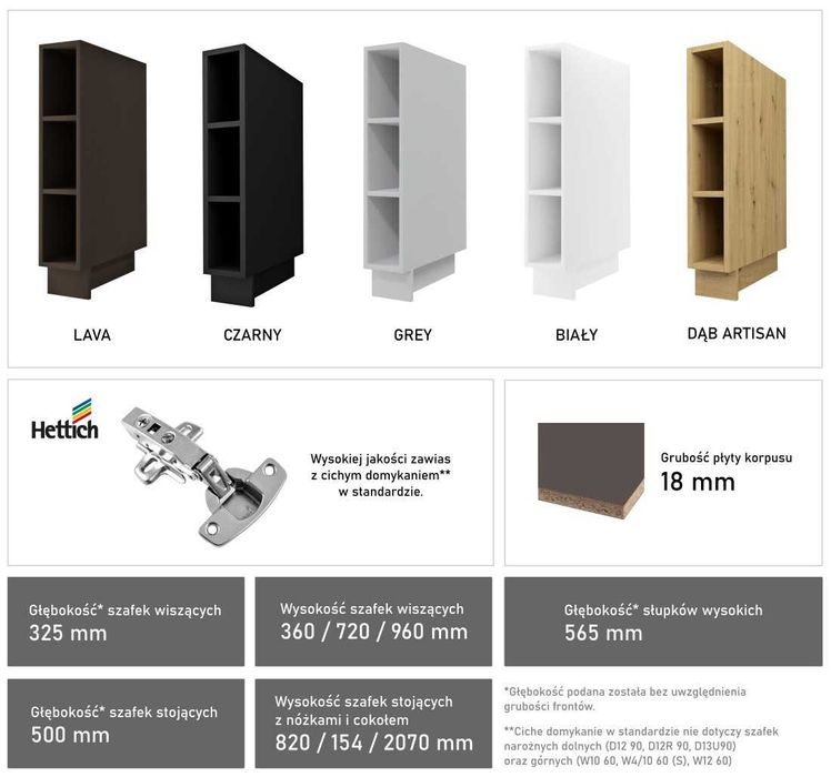 DW LAKIER Kuchnia WENUS meble szafki kuchenne mat TRANSPORT wycena