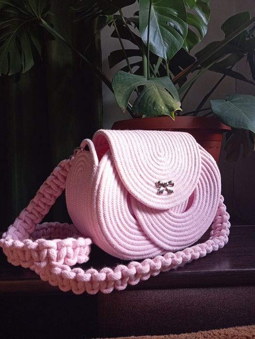 Сумочка з хлопкового шнура