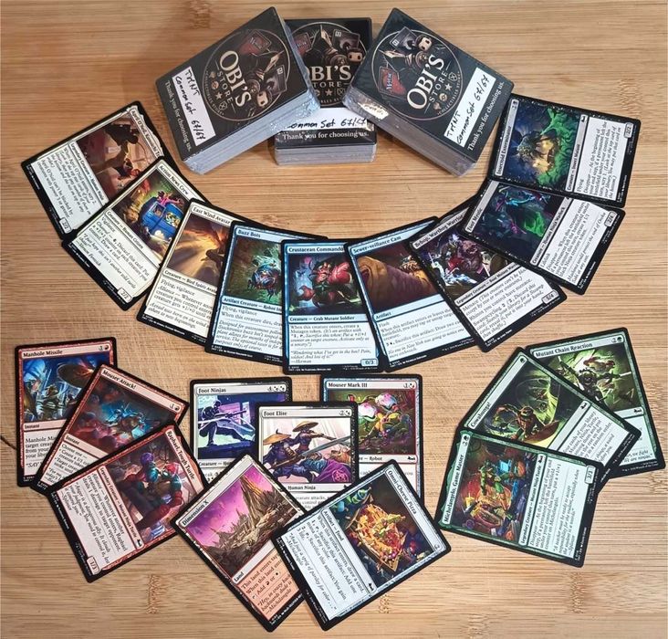 Magic The Gathering Tartarugas Ninja – Playset Completo Commons 67/67