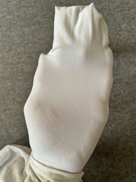 Kremowe białe rajstopy trwale dziewczęce