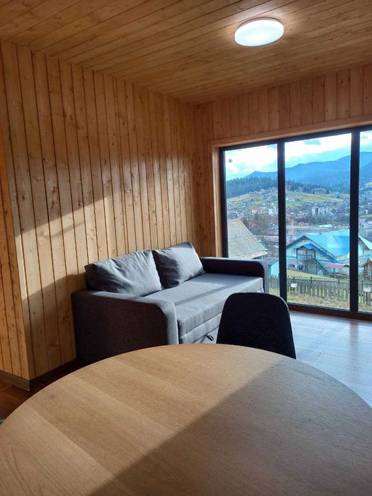 Каркасний будинок 42 м2 під ключ на модульного будинку з монтажем