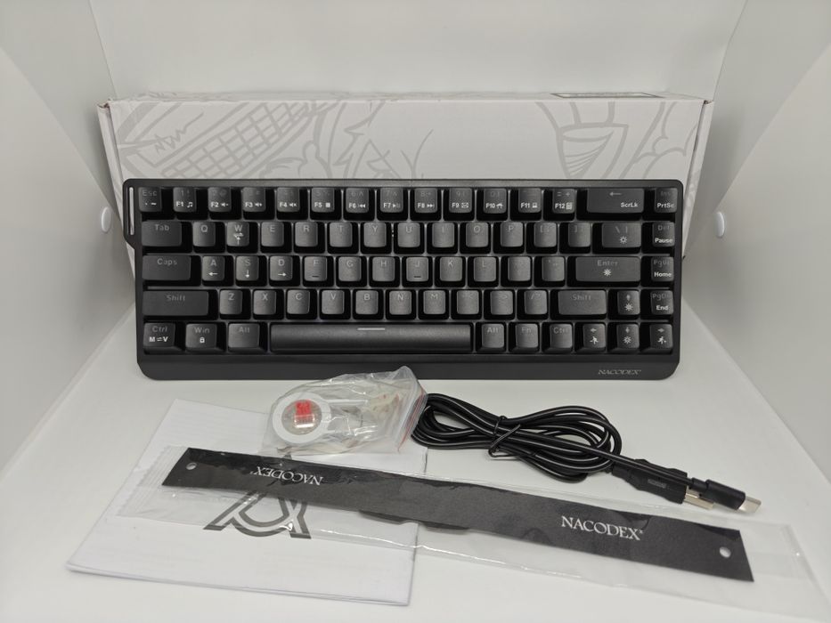 Ajazz nk68 v2, клавіатура механічна ігрова, дротова, нова.