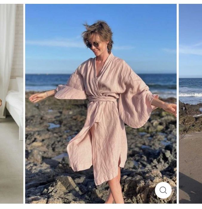 Kimono lnane firmy "Fika"