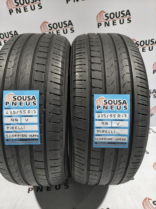 2 pneus semi novos 235-55R17 Pirelli - Oferta da entrega