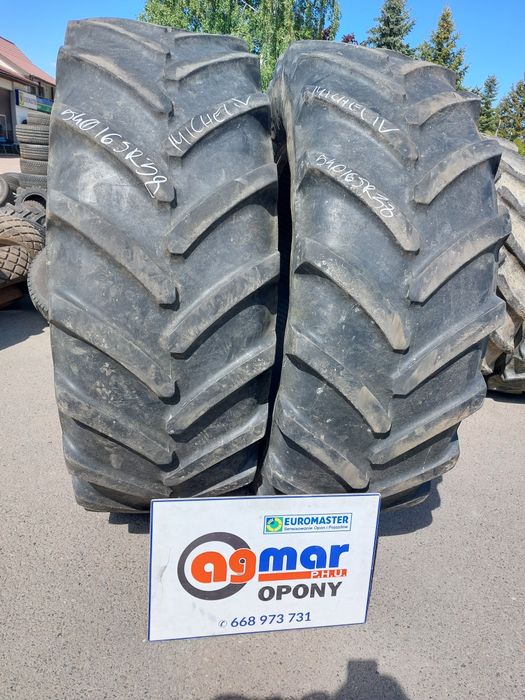 540/65R38 Michelin opony używane rolnicze para
