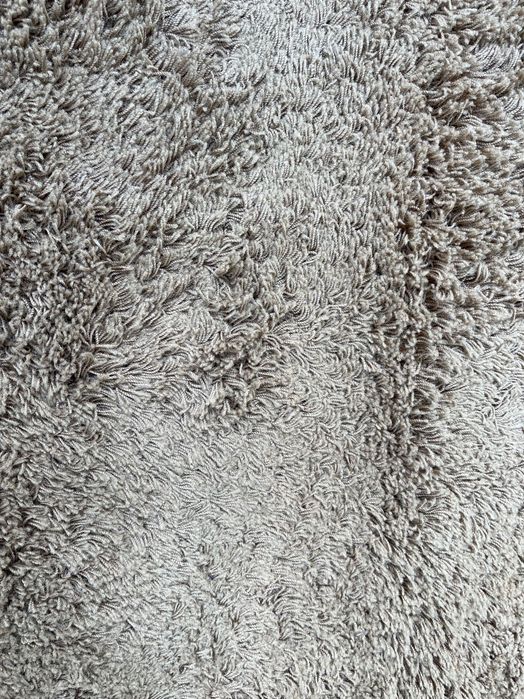 Tapete de pelo castanho 1,70 cm x 2,40 cm